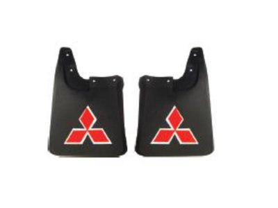 Curved Rear Mud Flap Set